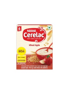 Buy Cerelac Nestlé Baby Cereal with Milk Wheat Apple in UAE