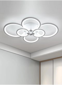 Buy Ceiling Light Led Modern Design Circle Rings Cold White Ceiling Lamp for Living Room Bedroom in UAE