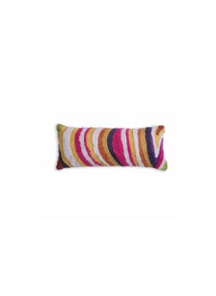 Buy Aranza Hand Tufted Filled Cushion 35x85cm - Ochre in UAE