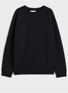 اشتري Crew Neck Knitted Sweatshirt في السعودية