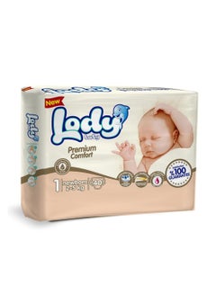 Buy Lody Baby Diaper - New Born  40 pieces 2-5kg in Saudi Arabia