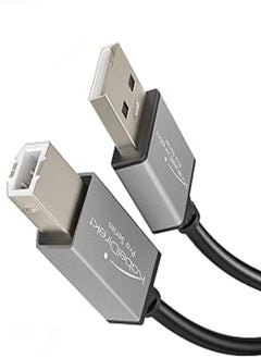 اشتري KabelDirekt 1059 2m USB B 2.0 cable (USB A to for use as printer cable, scanner or fax machines/space grey) PRO Series black في مصر