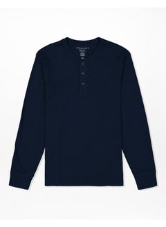 اشتري AE Long-Sleeve Henley T-Shirt في الامارات