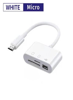 Buy USB Type C Card Reader OTG Adapter Micro USB SD/TF Card Reader For Macbook Smartphone Data Transfer Cable U Disk Reader in Saudi Arabia