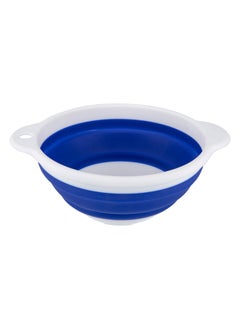 Buy Foldable Silicone bowel, Dates bowel, Blue, big in Saudi Arabia