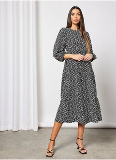 Buy Ditsy Print Dress in UAE