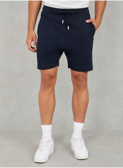 Buy Regular Fit Waffle Knit Shorts in Saudi Arabia