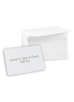 اشتري Rubik 100pcs IC Type-A RFID Key Cards for RFID Copier/Reader/Writer/Duplicator (IC Type-A 100 Cards) في الامارات