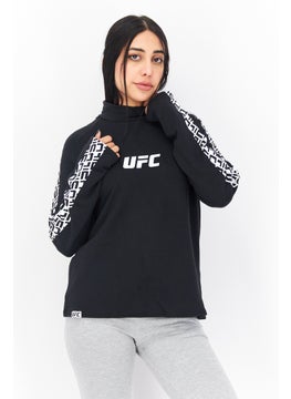 اشتري Women Sportswear Fit Long Sleeves Running Sweatshirt, Black في السعودية