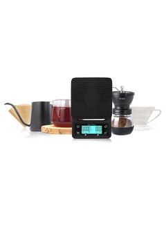 Buy Coffee Maker Drip Set With Grinder 6 in 1 Professional Machine With V60 System in Saudi Arabia