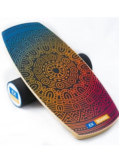 اشتري Balance Board PATTERN Surf Balance Board Trainer, Balance Exercise Board for Hockey, Surfing, and Snowboarding في الامارات