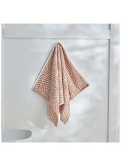 Buy Rio Zara Patterned Cotton Hand Towel 40 x 70 cm in Saudi Arabia