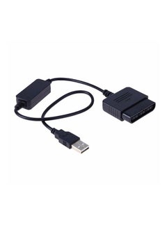 اشتري محول لذراع التحكم في أجهزة اللعب من بلايستيشن 2 إلى 3، مناسب لأجهزة الحاسوب بمنفذ USB أسود في السعودية