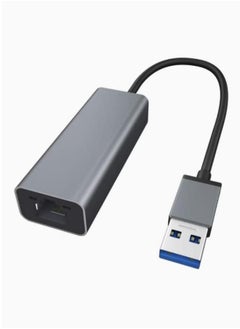 Buy 2.5G Plug-able USB Gigabit USB 3.0 Ethernet LAN Network Adapter USB to RJ45 10/100/1000/2500Mbps Network USB 3.0 Gigabit Adapter Support MacBook Windows 11/10/8/7 Grey in Saudi Arabia