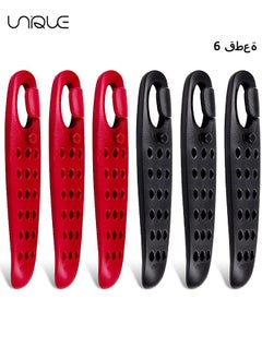 اشتري 6Pcs Compact Roadside Bicycle Tyre Levers Tool for Inner Tube Tire, 4.1 x 0.76 x 0.48 in, Solid Reliable Plastic Bike Tire Spoons Set, Lightweight Changing Kits في السعودية