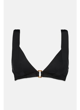 اشتري Women Plain Non Padded Bikini Top, Black في السعودية