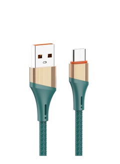 اشتري كابل شحن LS632 30 وات من USB إلى كابل شاحن من النايلون من النوع C بطول 2 متر، سريع PD QC3.0، كابل شحن USB من النوع C، كابل شحن Android Date في مصر