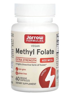 Buy Methyl FolateExtra Strength 400 mcg 60 Veggie Capsules in Saudi Arabia