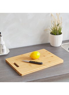 Buy Bamboo Cutting Board 40x1.8x30 cm in Saudi Arabia