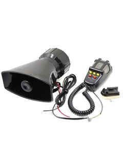 Buy Car Siren Speaker Police Siren Speaker Car Pa System Wired Handheld Microphone Speaker Emergency Siren in Saudi Arabia