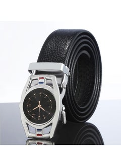 اشتري 115CM Creative Casual Versatile Wear Resistant Leather Automatic Buckle Belt في الامارات