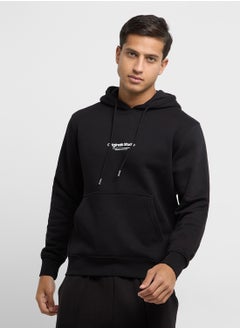 Buy Jorvesterbro Logo Print  Drawstring Hoodie in UAE