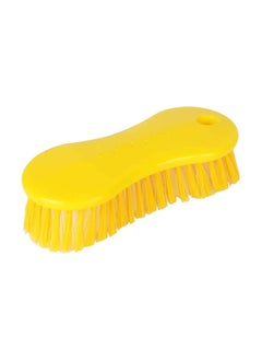 Buy Cloth Washing Soft bristles for Cloth Washing, Tiles, Floor, Sink Cleaning | Laundry Scrub Brush- Yellow in UAE