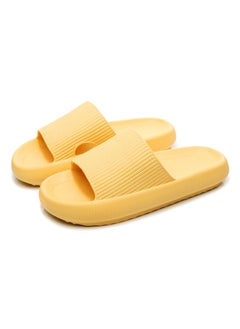 Buy Cloud Slides Women's and Men's Bathroom Anti Slip Quick Dry Ultra Soft Thick Bottom Home Slippers in UAE