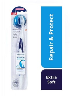 Buy Sensodyne Toothbrush Repair & Protect Extra Soft 1pc in UAE