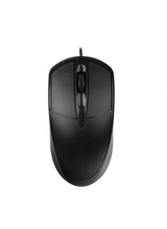 Buy Silent Gaming Mouse 1.5M Wired USB Optical 1.5M mute matte black in UAE