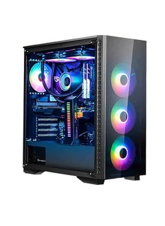 Buy NANOTECH Gaming PC Desktop, Intel Core i5, GeForce RTX 3050 8GB, 16GB RAM, 240GB NVMe SSD+1TB HDD, Wi-Fi, Type C, HDMI/DP, Win10 - Black in UAE