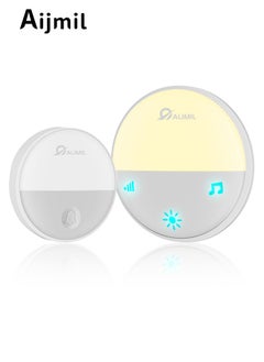 Buy Wireless smart doorbell with night light mode and music -aijmil in UAE