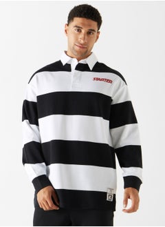 Buy Logo Striped Polo T-Shirt in UAE