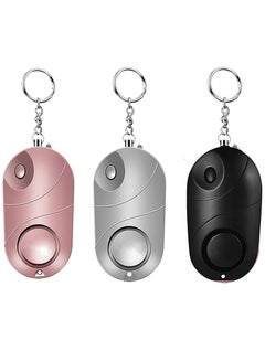 اشتري Alarm for Women, 130dB Self Defense Siren Song Keychain with LED Light, Safe Sound Personal Safety Emergency(3 Pack) في السعودية