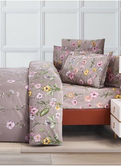 Buy Super Soft 100% Cotton Comforter Set with Modern Printed Design Twin Size in Saudi Arabia