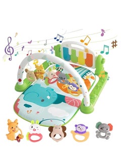 اشتري Play Mats for Baby Gyms, Kick and Play Piano Gym Mats, Detachable Tummy Time Mat with Music and Lights, Musical Electronic Learning Toys, Activity Center for Babies and Toddlers في الامارات