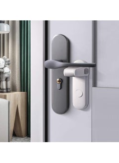 اشتري Easy to Install and Use Child Safety Door Handle Lock White في السعودية