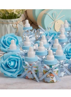 Buy Baby Shower Boy, Candy Bottle Shower,24 PCS Sweets Fillable Bottles Decorations Feeding for Boys Girls Party Supplies Birthday Decoration in UAE