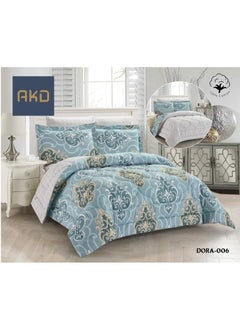 Buy Six-piece cotton double comforter set in Saudi Arabia