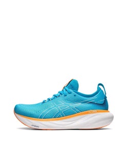 Buy Men Gel-Nimbus 25 Outdoor Running Sneakers Blue/Yellow in UAE