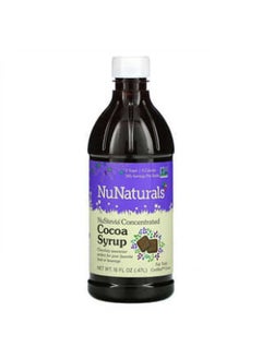 اشتري NuNaturals, NuStevia Concentrated Cocoa Syrup, 16 fl oz (0.47 l) في الامارات