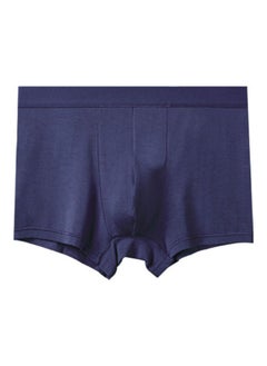 Buy Comfortable Mid-Rise Boxers Navy Blue in Saudi Arabia