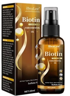Buy Biotin Premium Hair Growth Serum Stronger Thicker Longer Hair Reduce Hair Loss Restore Thinning Hair Nourishes Hair & Scalp All Hair Types for Men & Women in UAE