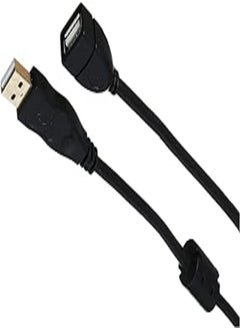 Buy Keendex kx 2384 extension cable usb male 2.0 to usb female 2.0, 1.6m - black in Egypt