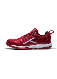 Buy RAZE Badminton Shoe (Red/Black/White, UK 9 \ US 10 \ EU 43 ) | Mens and Boys | Non-Marking Shoe | Court Shoe | For Badminton, Squash, Tennis Players | X-Cushion, Active Grip Sole, Toe Assist in UAE