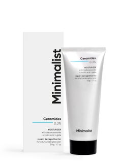 Buy Minimalist 0.3% Ceramide Barrier Repair Moisturizing Cream For Oily Skin | Lightweight & Hydrating Formulation in UAE
