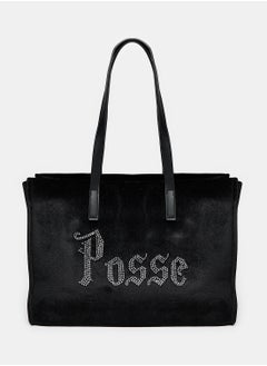 Buy Soft Velvet Rectangular Shapped "Posse" Rhinestoned Shulder Bag in Egypt