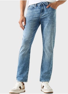 Buy Mid Wash Slim Fit Jeans in UAE