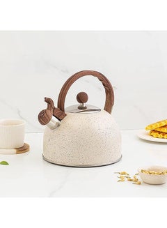 Buy 2.5L Tea Pot for Stove Top,Stove top Whistling Stainless Steel Tea Kettle in UAE