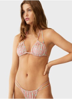 Buy Strappy Printed Bikini Bottom in UAE